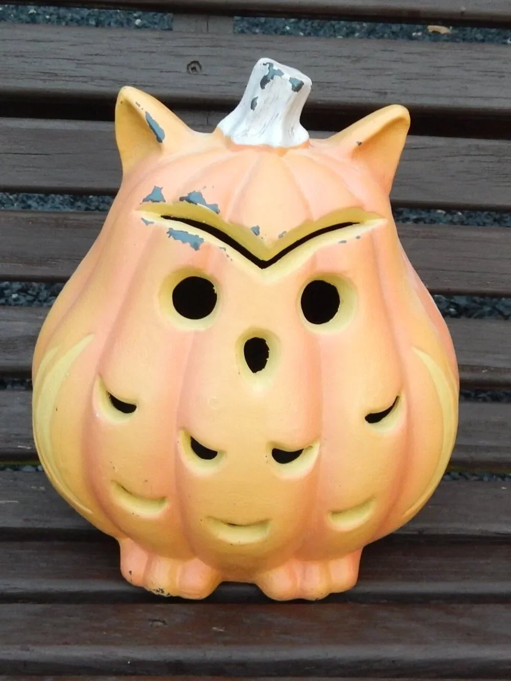 Halloween Owl Pumpkin Light Decor Decoration
